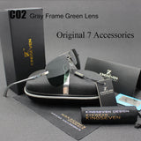 Aluminum Retro Aviator Polarized Sunglasses - Slim Wallet Company