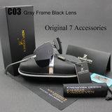 Aluminum Retro Aviator Polarized Sunglasses - Slim Wallet Company