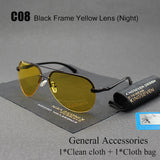 Aluminum Retro Aviator Polarized Sunglasses - Slim Wallet Company