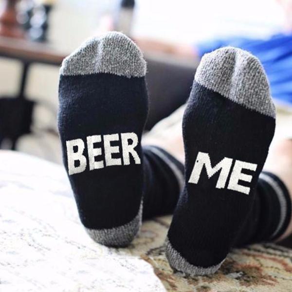 If You Can Read This - BEER ME - Socks - Slim Wallet Company