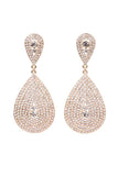 Dazzling Teardrop Earrings - Slim Wallet Company