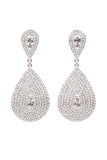 Dazzling Teardrop Earrings - Slim Wallet Company