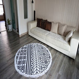 Fashion  Round Beach Towels Large Microfiber Printed Yoga Towel  With Tassel Serviette De Plage Toalla Circle Playa shawl - Slim Wallet Company