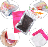 100 Pieces Resealable Smell Proof Bags Foil Pouch Bag Flat Ziplock Bag for Party Favor Food Storage (Green, 4 x 6 Inch)