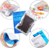 100 Pieces Resealable Smell Proof Bags Foil Pouch Bag Flat Ziplock Bag for Party Favor Food Storage (Green, 4 x 6 Inch)