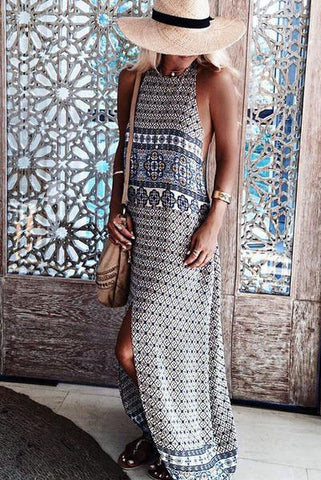 Evie Boho Maxi Dress - Slim Wallet Company