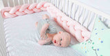 Braided Crib Bumper - Knot Pillow, Knot Cushion - Slim Wallet Company