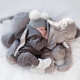 Giant Elephant Baby Pillow - Slim Wallet Company