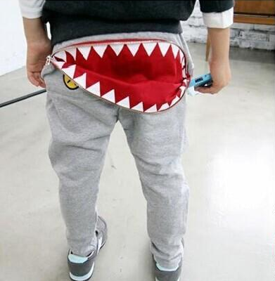 Shark Biting Butt Pants - Slim Wallet Company