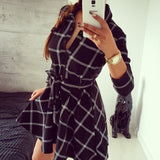 Checkered A-Line Romper - Slim Wallet Company