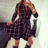 Checkered A-Line Romper - Slim Wallet Company