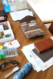All-in-One Leather Travel Pop Clutch (Genuine Leather version) - Slim Wallet Company