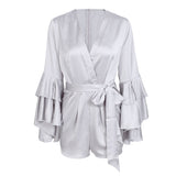 Silky Sunday Playsuit - Slim Wallet Company