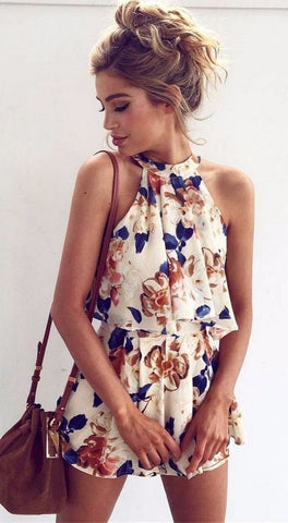 Friday Floral Two Piece Romper - Slim Wallet Company