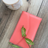 Personalized All-in-One Leather Travel Pop Clutch (Genuine Leather version) - Slim Wallet Company