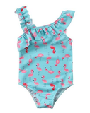 Mini Flamingo Swimsuit - Slim Wallet Company