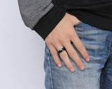 Pure Gold Plated Tungsten Carbide Ring - Slim Wallet Company