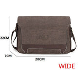 2016 New Mens POLO bag top oxford+soft leather men messenger bag leisure bag men's briefcase fashion men's shoulder business bag - Slim Wallet Company