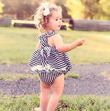 Fashion Baby - Striped Backless Summer Outfit - Slim Wallet Company