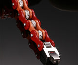 New Cool Mix Color Biker Chain Bracelet Stainless Steel Biker Chain Bracelet - Slim Wallet Company
