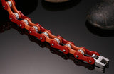 New Cool Mix Color Biker Chain Bracelet Stainless Steel Biker Chain Bracelet - Slim Wallet Company
