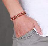 New Cool Mix Color Biker Chain Bracelet Stainless Steel Biker Chain Bracelet - Slim Wallet Company