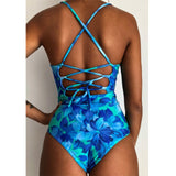 Beach Flower Laceback Monokini