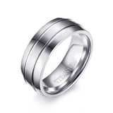 Pure Titanium Gold Plated Ring Matte Finish - Slim Wallet Company