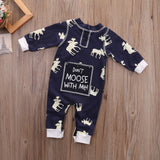 Don't Moose With Me Baby Romper - Slim Wallet Company