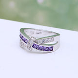 Pretty Princess White Aquamarine Ring - Slim Wallet Company