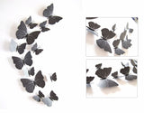 Butterfly 3D Wall Stickers - 12 Pieces - Slim Wallet Company