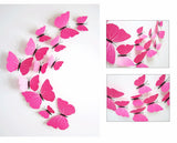 Butterfly 3D Wall Stickers - 12 Pieces - Slim Wallet Company