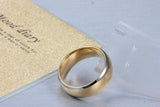 Pure Gold Plated Tungsten Carbide Ring - Slim Wallet Company