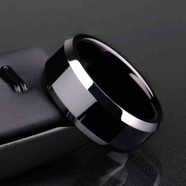 Black Titanium Ring - Slim Wallet Company