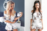 Bohemian flared romper - Slim Wallet Company