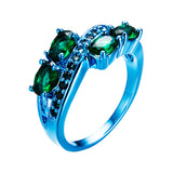 Blue Gold Green Ring - Slim Wallet Company
