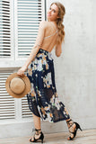 Summer lace v neck dress Strap  high waist beach designed 2017 - Slim Wallet Company