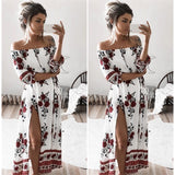 Boho Life Off Shoulder Maxi - Slim Wallet Company