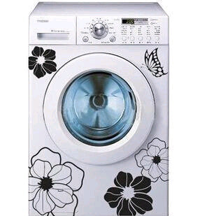 Free shipping High quality household refrigerator stickers Flowers and butterflies wall stickers 30 cm x30 cm - Slim Wallet Company