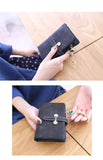 Retro Matte Suede - Women's Wallet Clutch - Slim Wallet Company