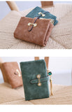 Retro Matte Suede - Women's Wallet Clutch - Slim Wallet Company