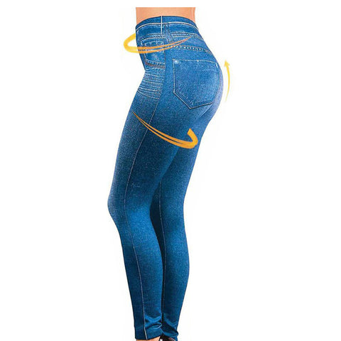 Blue Jean style Leggings - Slim Wallet Company