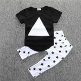 The new 2016 summer baby girl clothes 3 pcs / pack Flower Band T-shirt pants baby clothing sets baby girl 3 piece suit - Slim Wallet Company