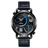 Dual display Blue Envy Watch - Slim Wallet Company