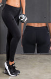 Solid Color Compression Leggings - Slim Wallet Company