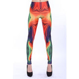 Graphic Color Pop Leggings - Slim Wallet Company