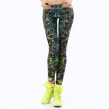 Graphic Color Pop Leggings - Slim Wallet Company