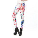 Graphic Color Pop Leggings - Slim Wallet Company