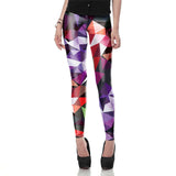 Graphic Color Pop Leggings - Slim Wallet Company