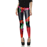 Graphic Color Pop Leggings - Slim Wallet Company